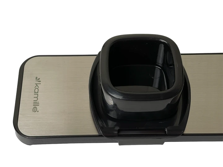 Измельчитель ручной многофункциональный для овощей Kamille KM-3005 из нержавеющей стали и пластика 6в1 29,5х10,3х2 см Черный (150-84-3005) - фото 3 Измельчитель ручной многофункциональный для овощей Kamille KM-3005 из нержавеющей стали и пластика 6в1 29,5х10,3х2 см Черный (150-84-3005) - фото 3