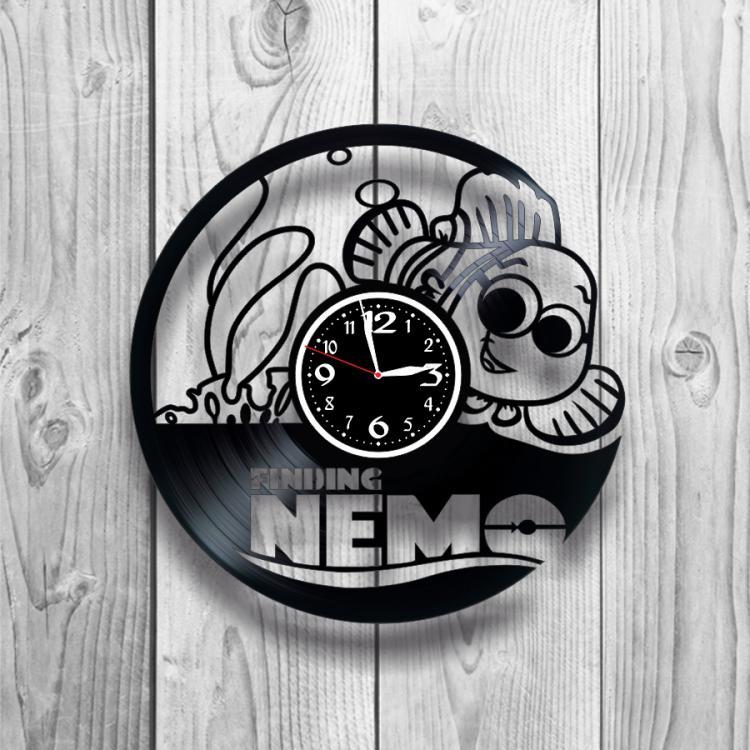Часы настенные Немо 0488 из виниловой пластинки