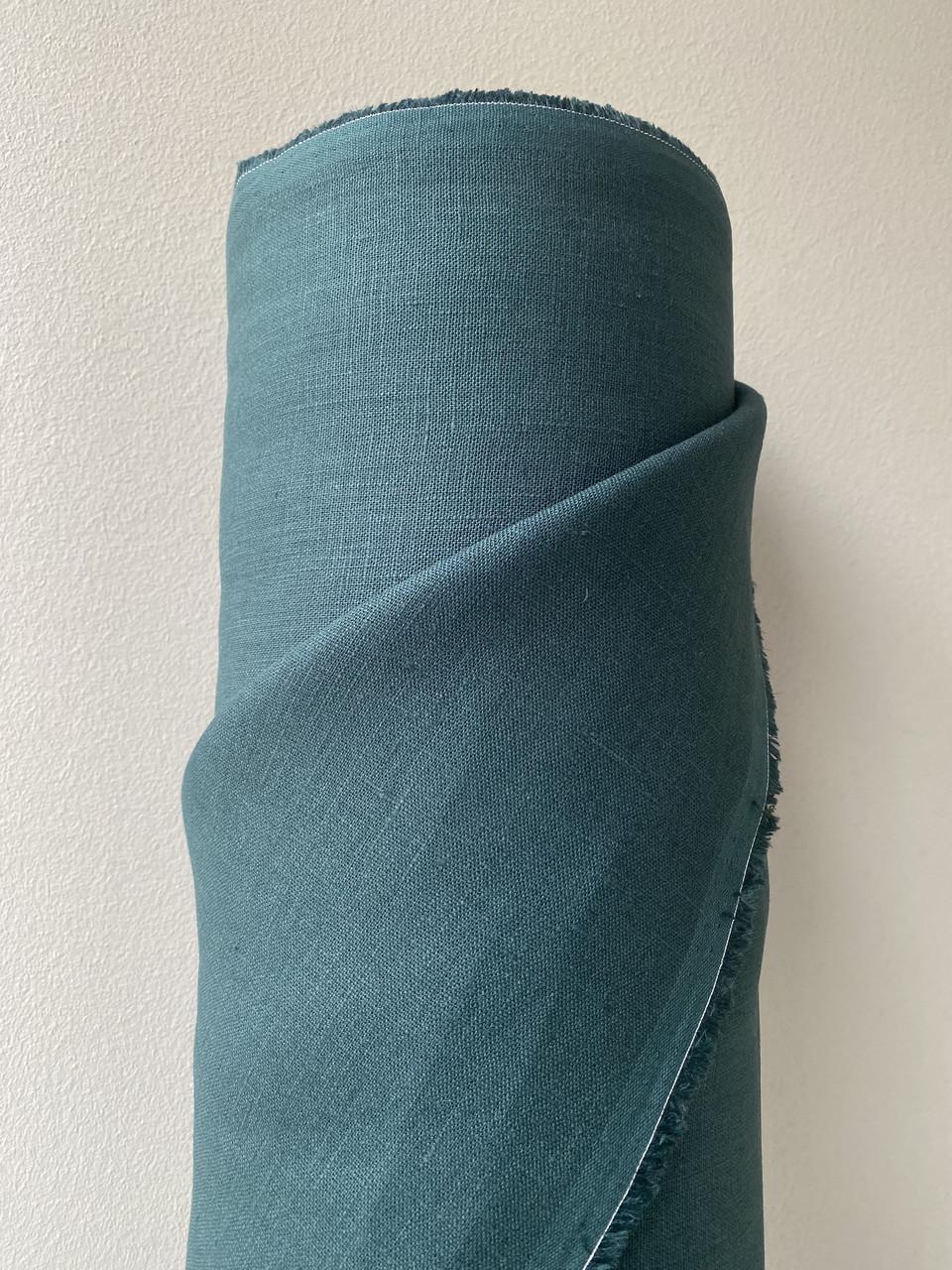 Ткань скатертная LINEN PLUS 100% лен 143 см 204/1330 Изумрудный - фото 3 Ткань скатертная LINEN PLUS 100% лен 143 см 204/1330 Изумрудный - фото 3