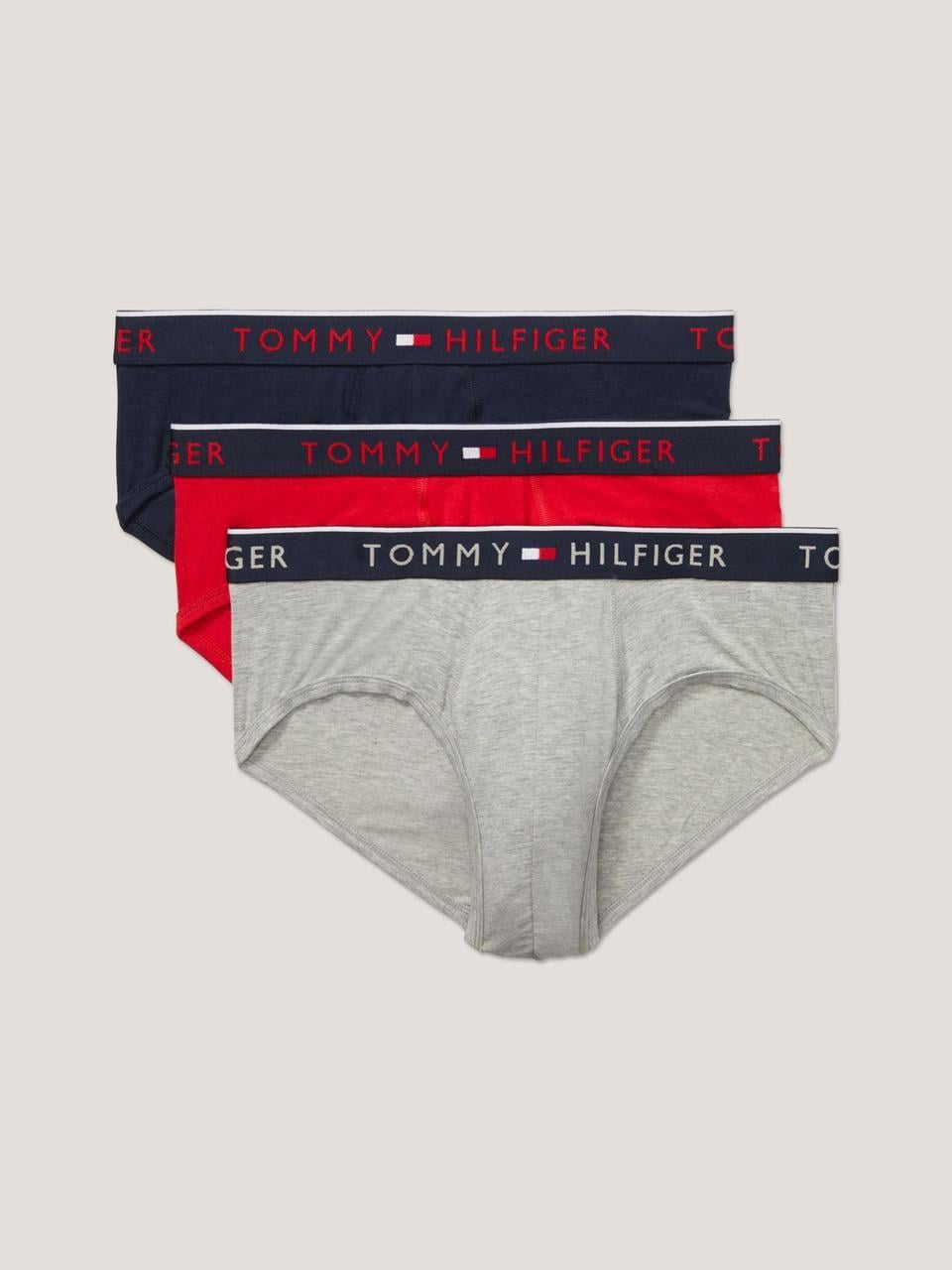 Набор мужских трусов-брифов Tommy Hilfiger Essential Luxe Stretch Brief 3 шт. S Разноцветный (2713442197)