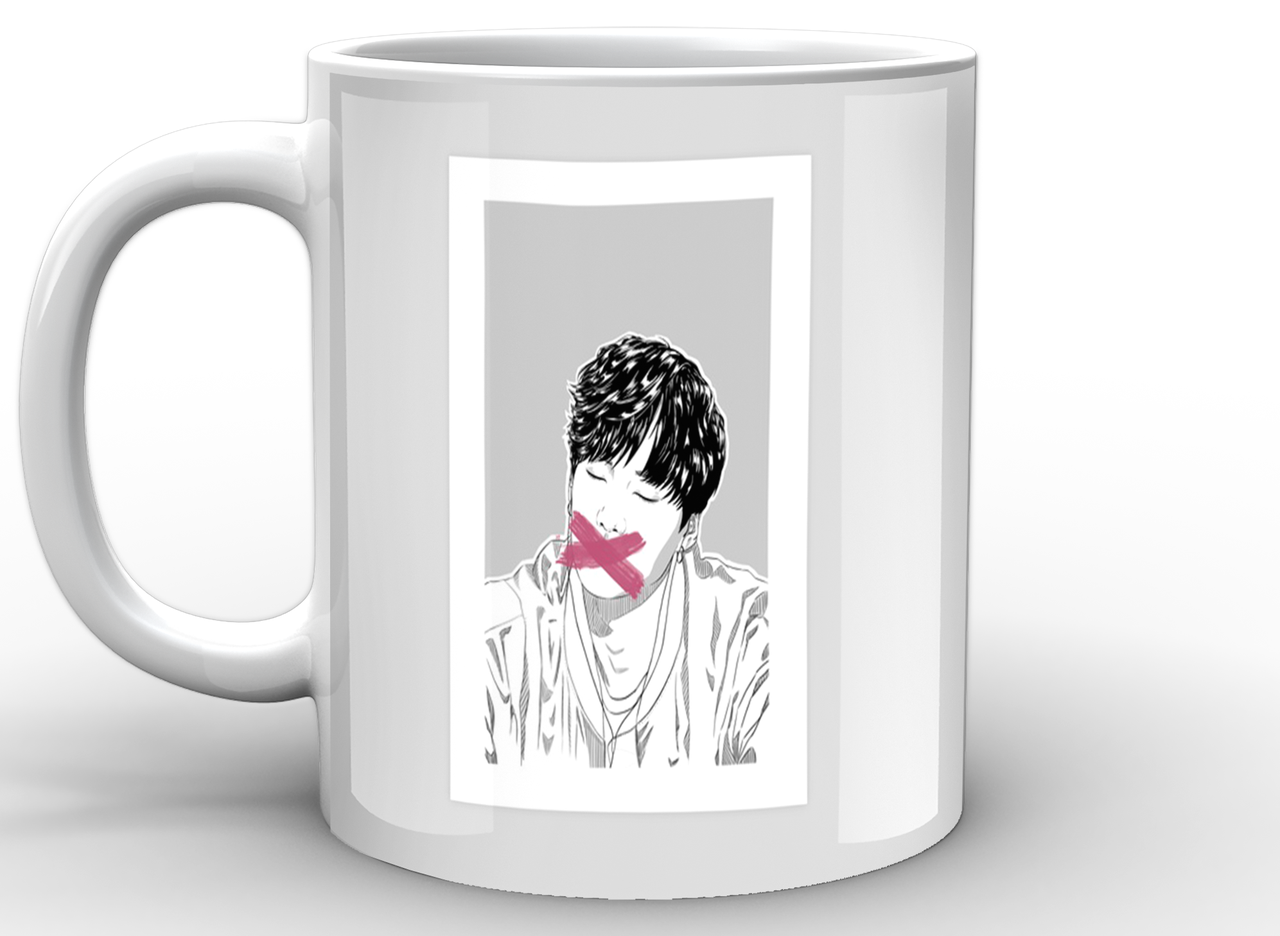 Чашка GeekLand BTS с закрытым ртом 330 мл (BTS 02.51)