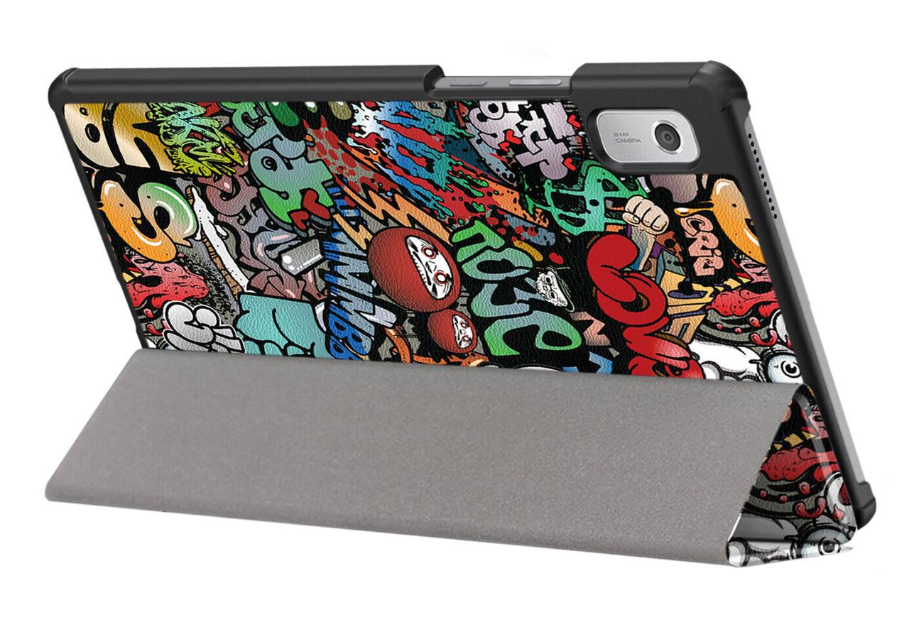 Чехол Primolux Slim Graffiti для планшета Lenovo Tab M9 TB-310 (1853952898) - фото 4 Чехол Primolux Slim Graffiti для планшета Lenovo Tab M9 TB-310 (1853952898) - фото 4