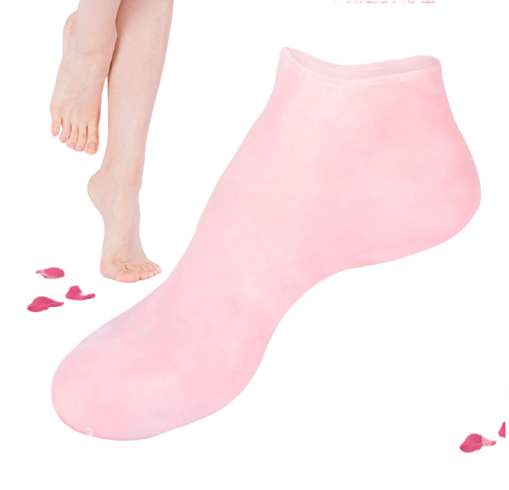 Носки силиконовые увлажняющие Silicon Moisturizing Socks для ухода за ногами (2720) - фото 6