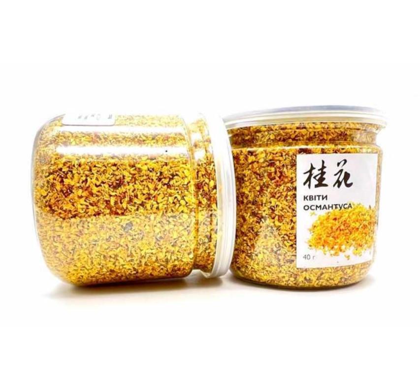 Чай цветочно-травяной Османтус органический цветы в банке 40 г (OS-OS-B40) - фото 4 Чай цветочно-травяной Османтус органический цветы в банке 40 г (OS-OS-B40) - фото 4