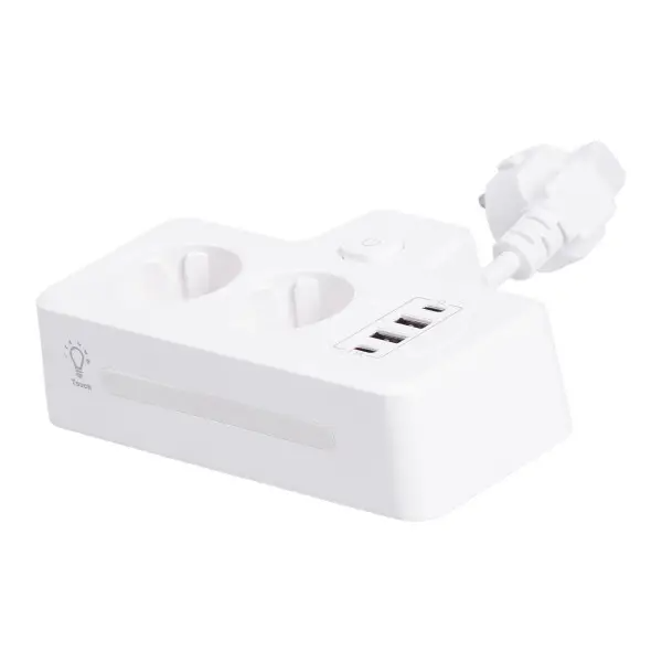 Фильтр-разветвитель сетевой SNAILS 2 розетки LED 4 USB 8 см Белый (HP-5-17) - фото 5 Фильтр-разветвитель сетевой SNAILS 2 розетки LED 4 USB 8 см Белый (HP-5-17) - фото 5