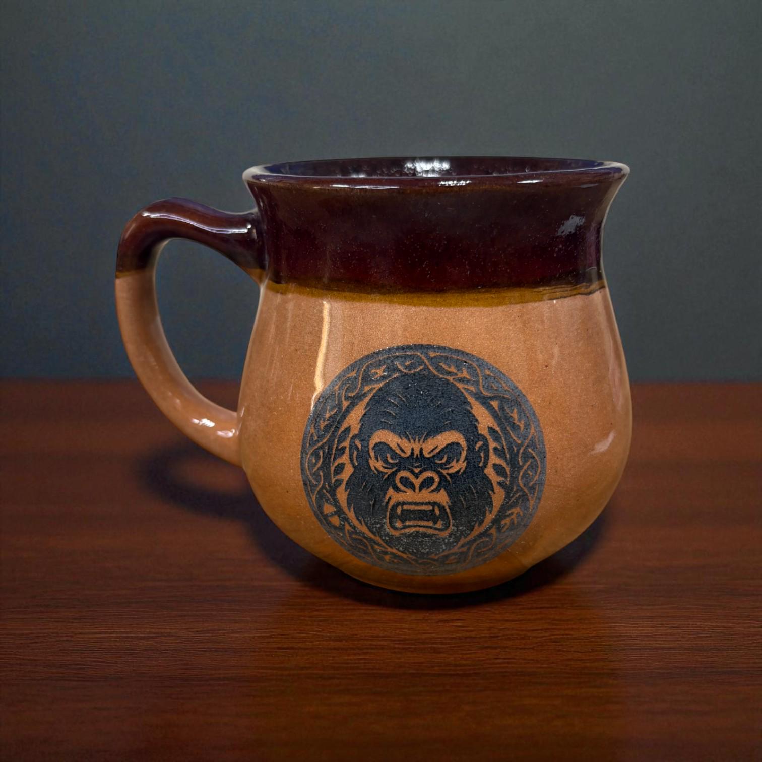 Чашка Горила ручная работа 450 мл (28926812) - фото 2