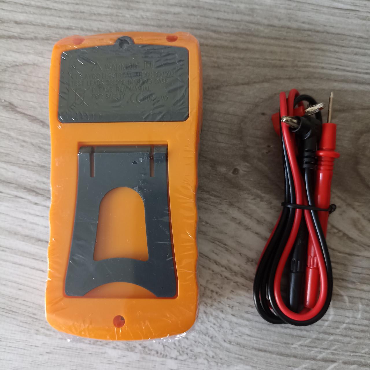 Мультиметр цифровий Aneng A830L Сіро-жовтий (2612939245) - фото 5