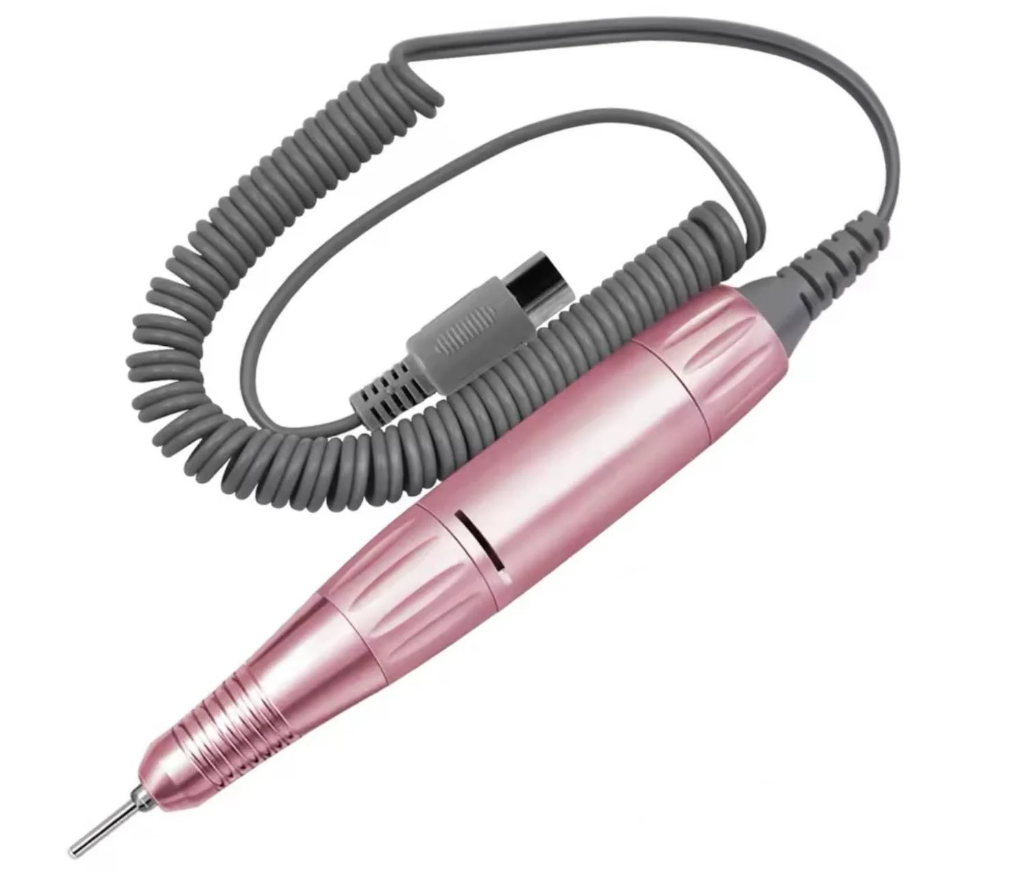 Фрезер SML M16 для маникюра и педикюра и набор насадок в комплекте 65 Вт 45 000 об/мин Розовый