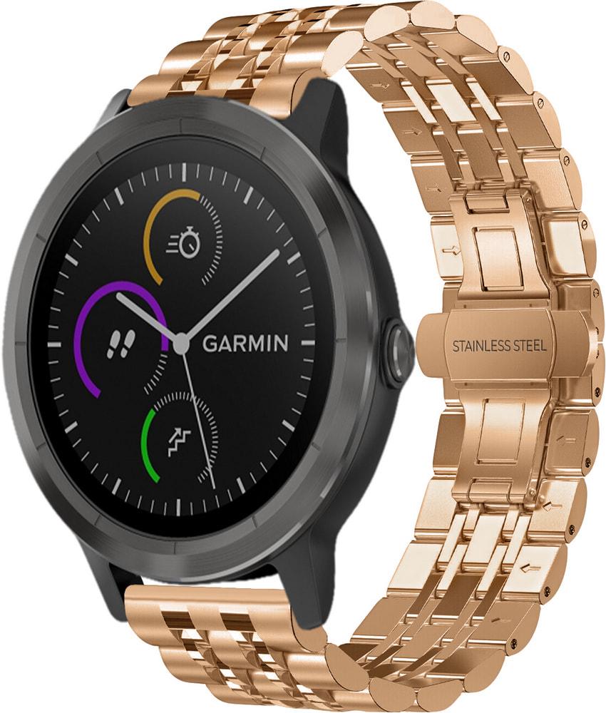 Металлический Ремешок Spinye для Garmin Vivoactive 3 Rose Gold (28079-27)