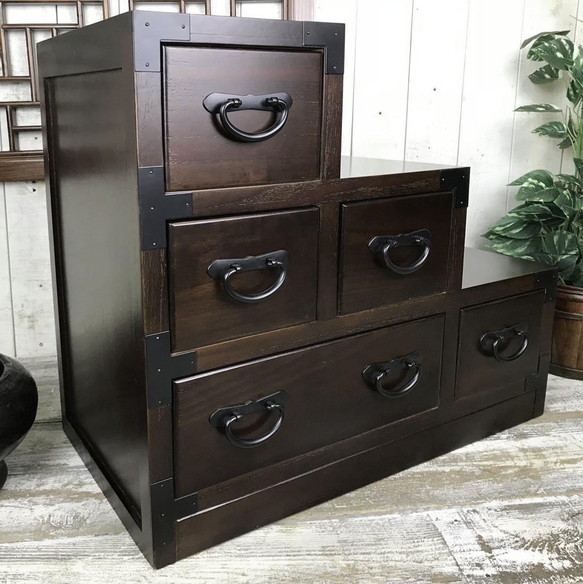 Комод тансу из дерева Бринуда Мокко (КТУ-005810)