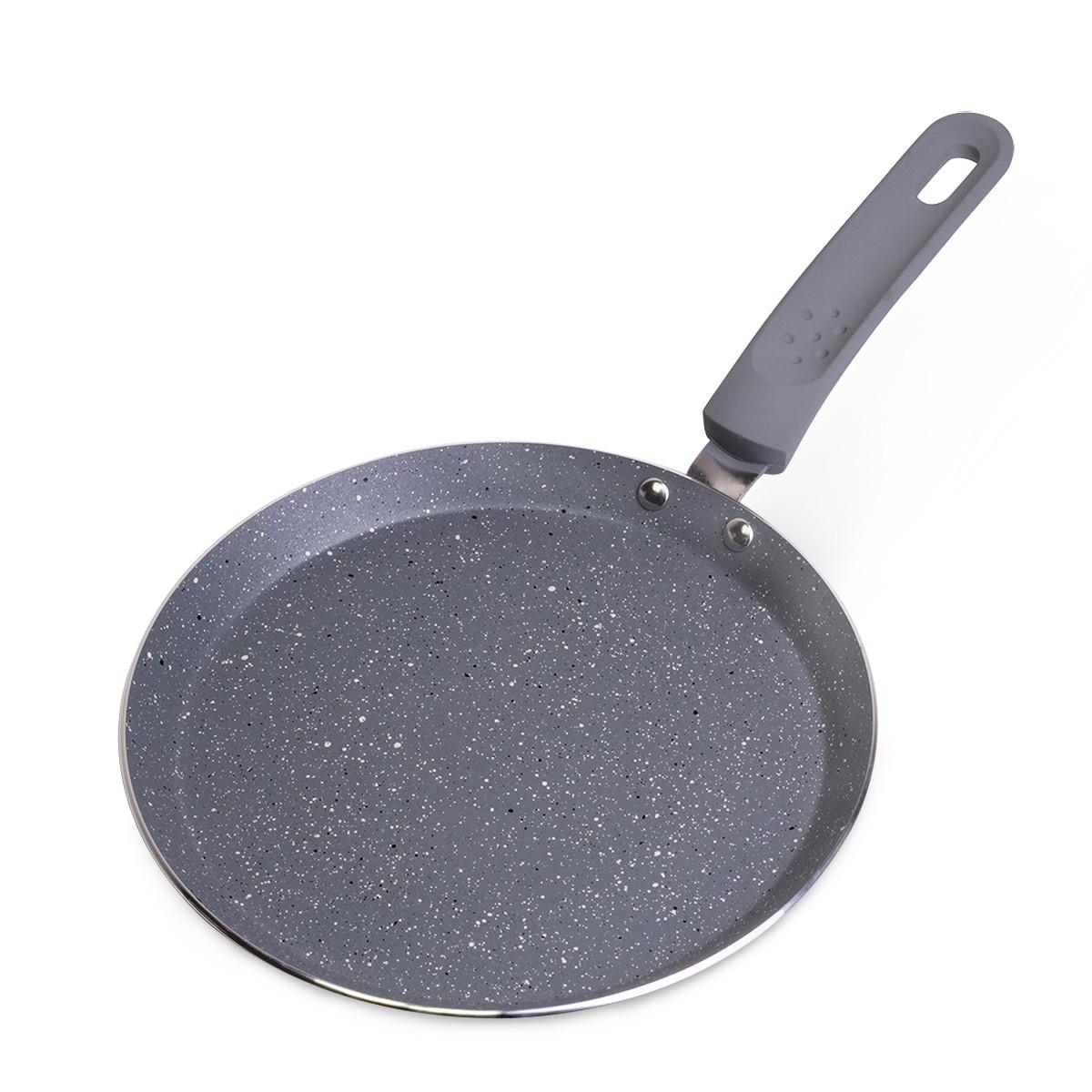 Сковорода млинна Kamille 22 см з гранітним покриттям (KM-4205GR)