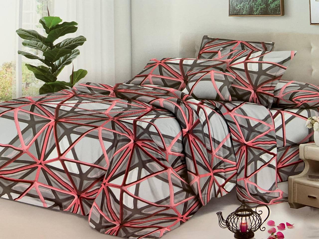 Комплект постільної білизни полуторний Vital-Textile бязь 3D Premium 150х220 см (BP1.5-279)