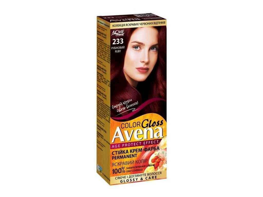 Крем-краска AVENA Gloss Color 233 Рубиновый (1047540)