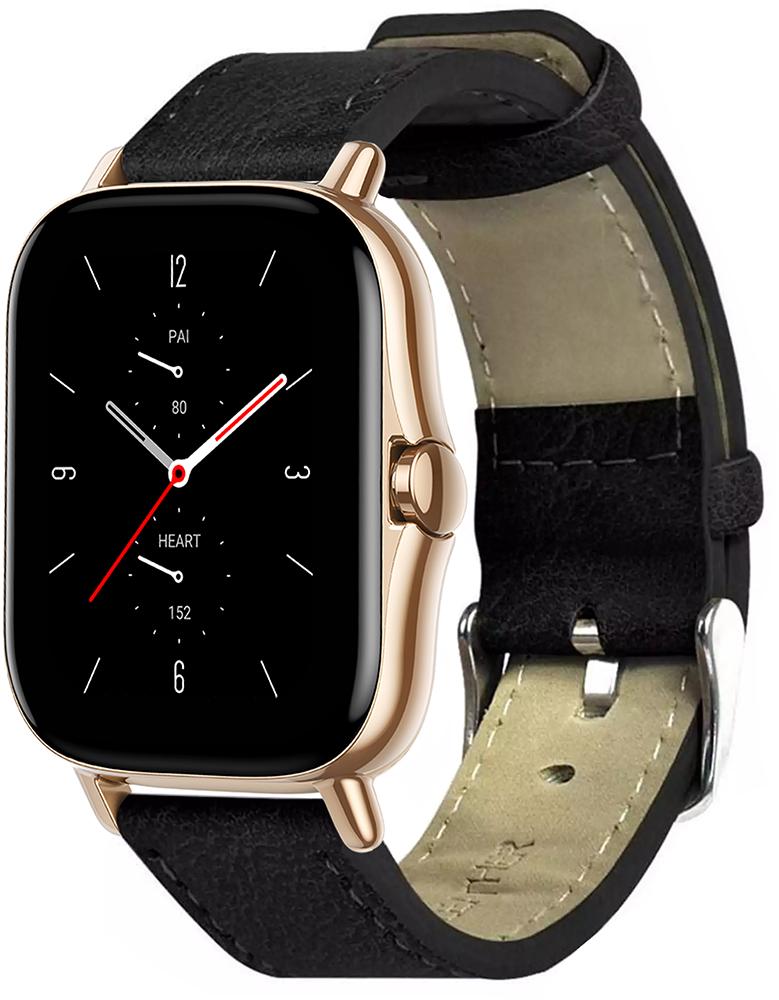 Ремешок кожаный Classico Retro для Amazfit GTS 2 (20613)