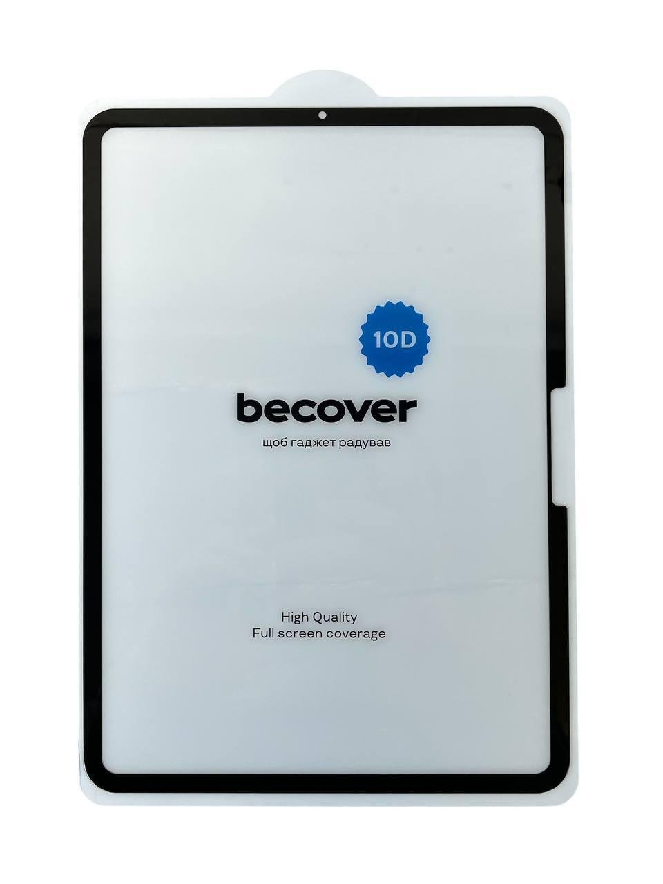 Защитное стекло BeCover 10D для планшета Apple iPad Pro 11" 2024 A2836/A2837/A3006 Black (2379364545)