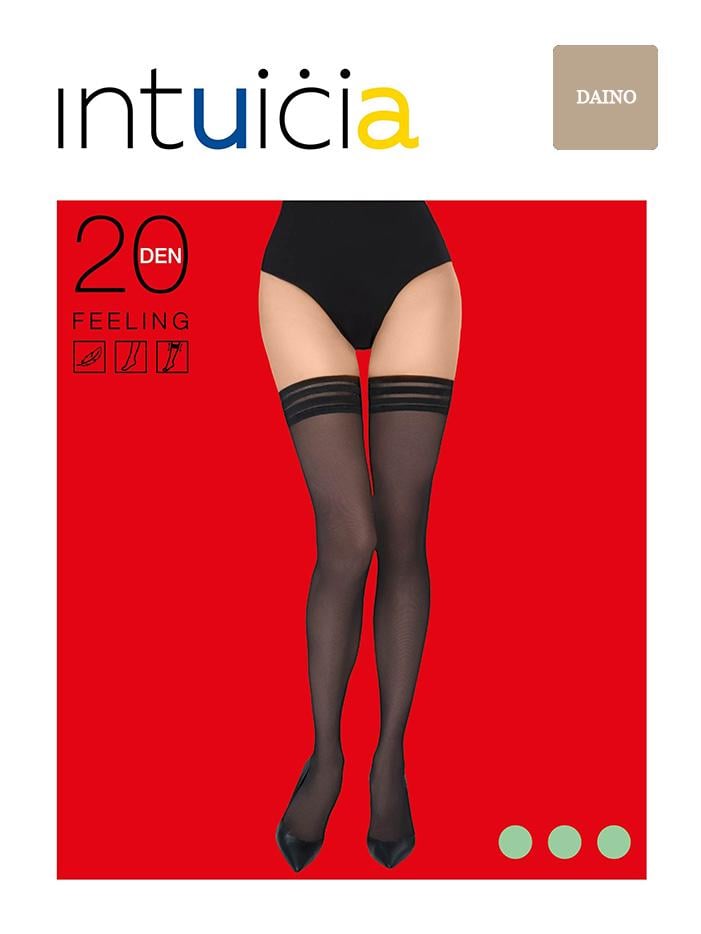 Панчохи жіночі Intuicia FEELING 20 den р. 4 Daino (65079)