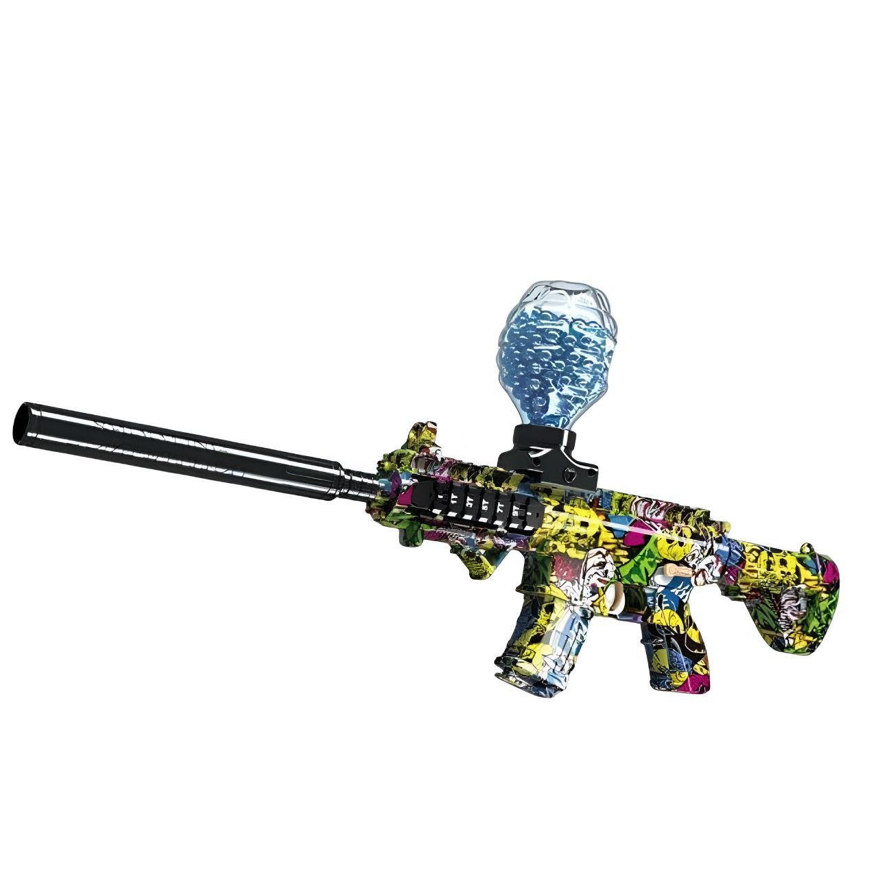 Автомат игрушечный механический стреляет орбизами 3,7V (WH 08-2)