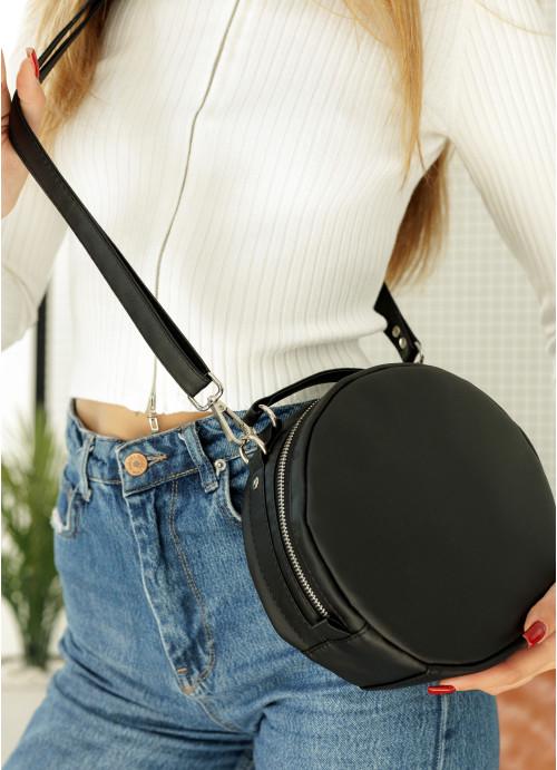 Жіноча сумка крос-боді Sambag через плече з екошкіри Чорний (9410201020)