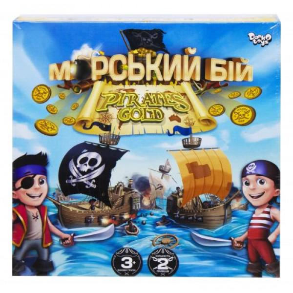 Настільна гра Danko Toys Морський бій Pirates Gold (MTT-144465) Настільна гра Danko Toys Морський бій Pirates Gold (MTT-144465)