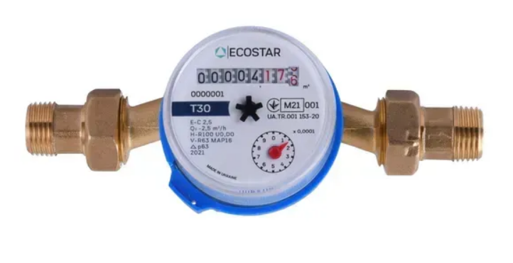 Счетчик холодной воды Ecostar DN15 1/2 L110 E-C 2,5 ХВ