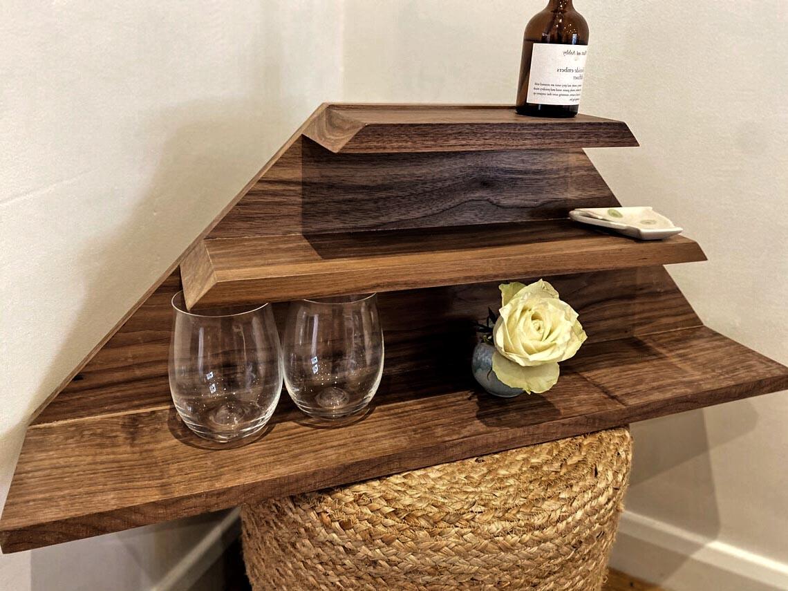 Полка для ванной из дерева Альтмарк Сепия (ВНП/012408)