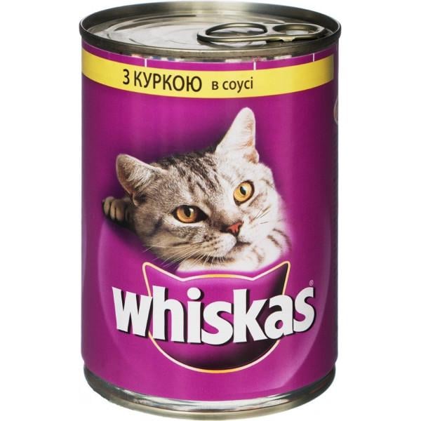 Корм для котів Whiskas з куркою в соусі 400 г 7881