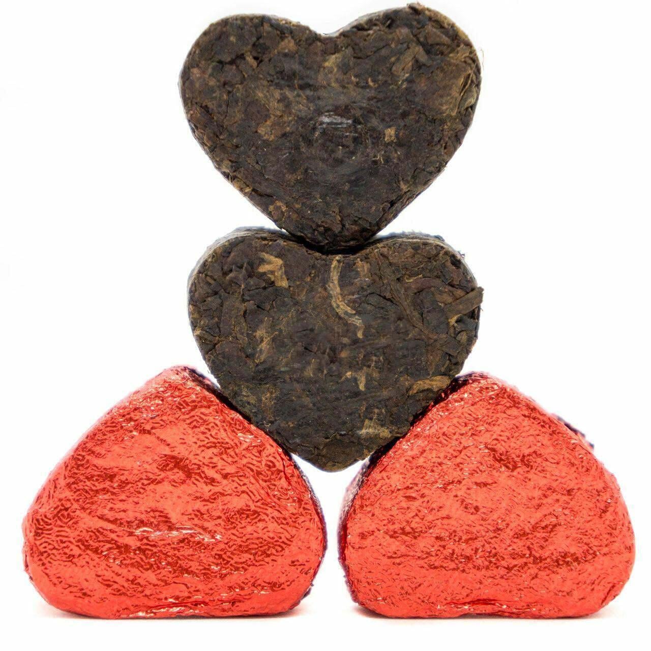 Чай Шу Пу Эр Цзин Лун Сердечко миниточа 10 шт.