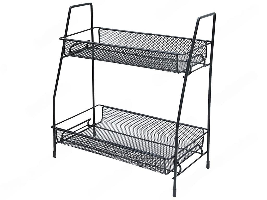 Полка 2 ярусная 31х17х33см (TD01324) Полка 2 ярусная 31х17х33см (TD01324)