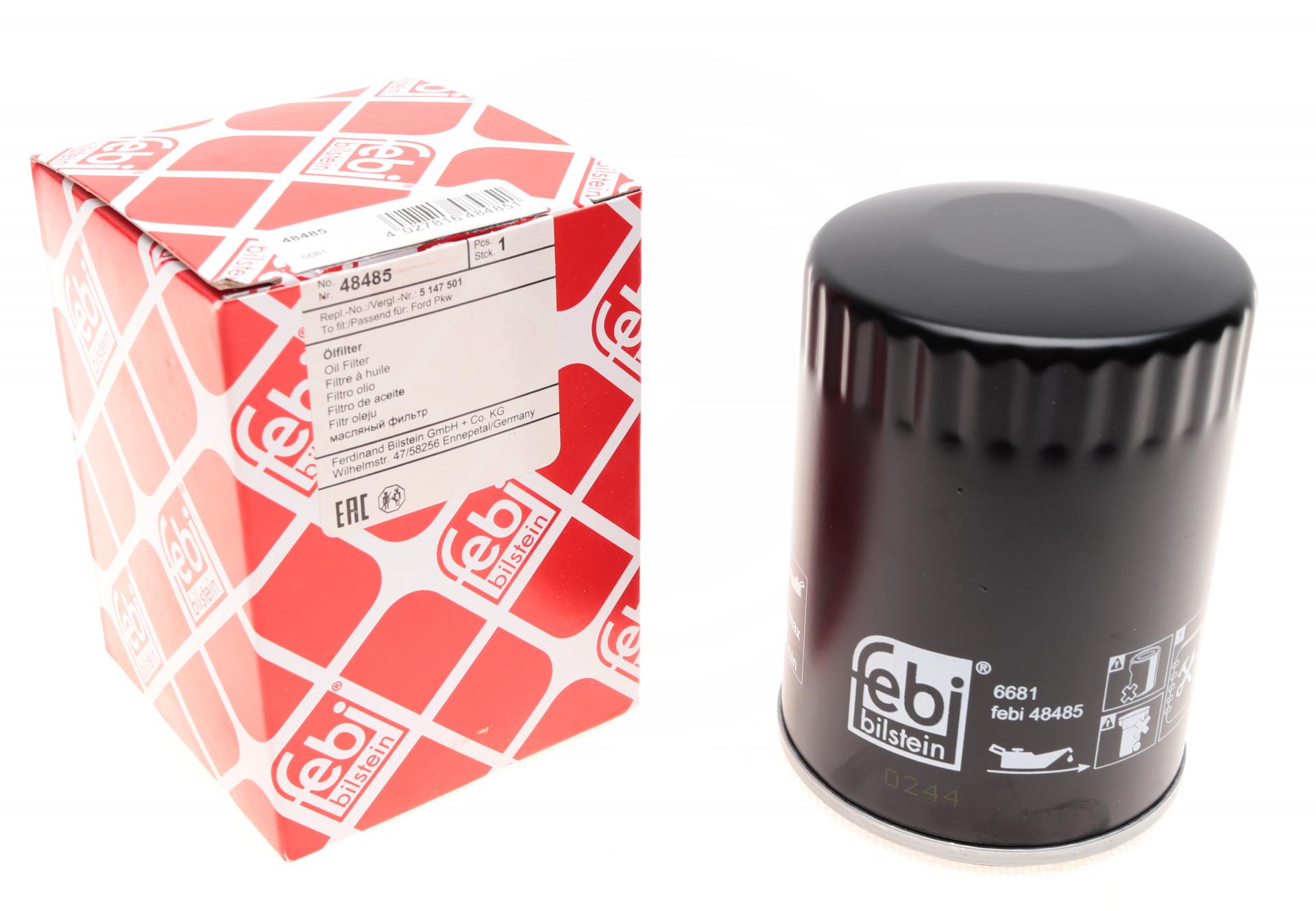 Фильтр масляный FEBI BILSTEIN для Ford Transit 3,2 TDCi/3,5/3,7 V6 13- (48485)