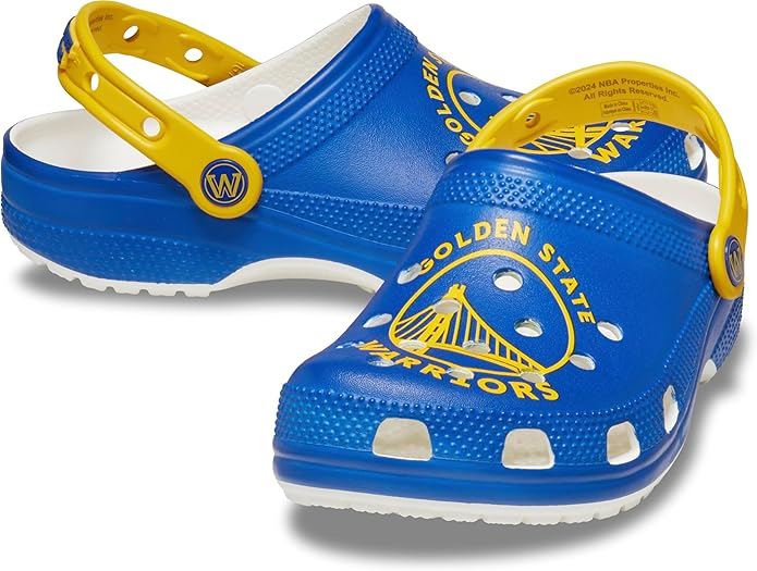 Крокси чоловічі Crocs Classic Clog NBA Golden State Warriors р. 43-44 Синій (24245)