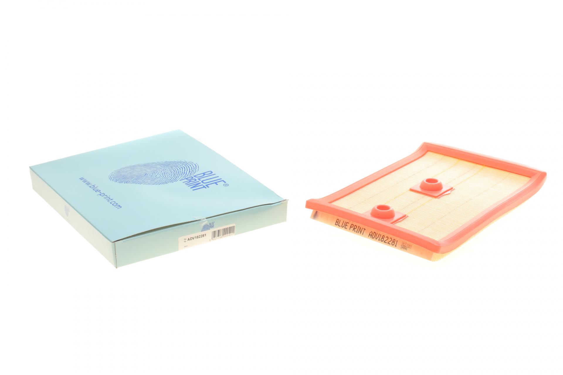 Фильтр воздушный BLUE PRINT для Audi A3/Q3/Skoda Octavia/Rapid/SuperB/VW Caddy/Golf/Passat/Sharan 1,2/1,4TSI 11- (ADV182281)