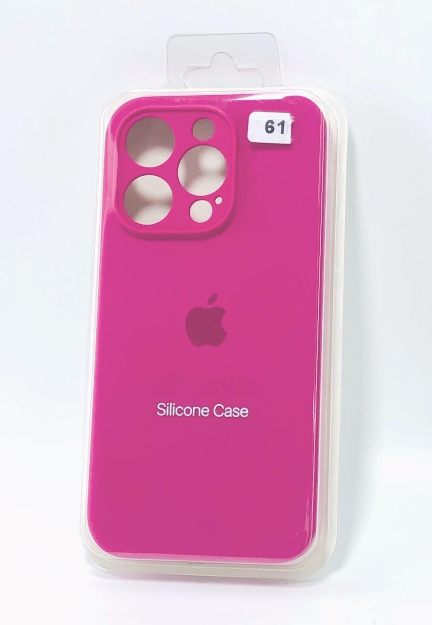 Чехол для телефона iPhone 15ProMax Silicone Case FULL Camera №61 hibiscous