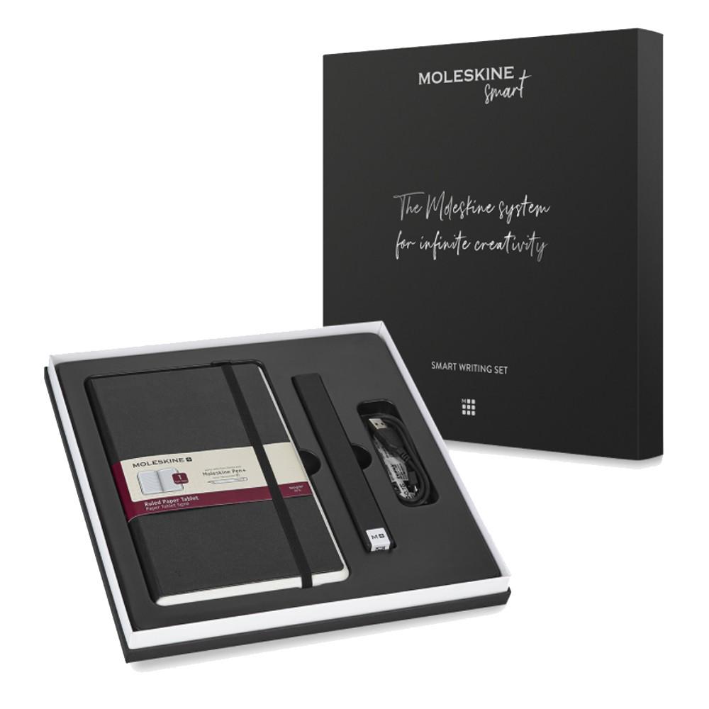 Набор Moleskine Smart Writing Set Ellipse/Smart Pen Paper Tablet Черный в линию - фото 1 Набор Moleskine Smart Writing Set Ellipse/Smart Pen Paper Tablet Черный в линию - фото 1