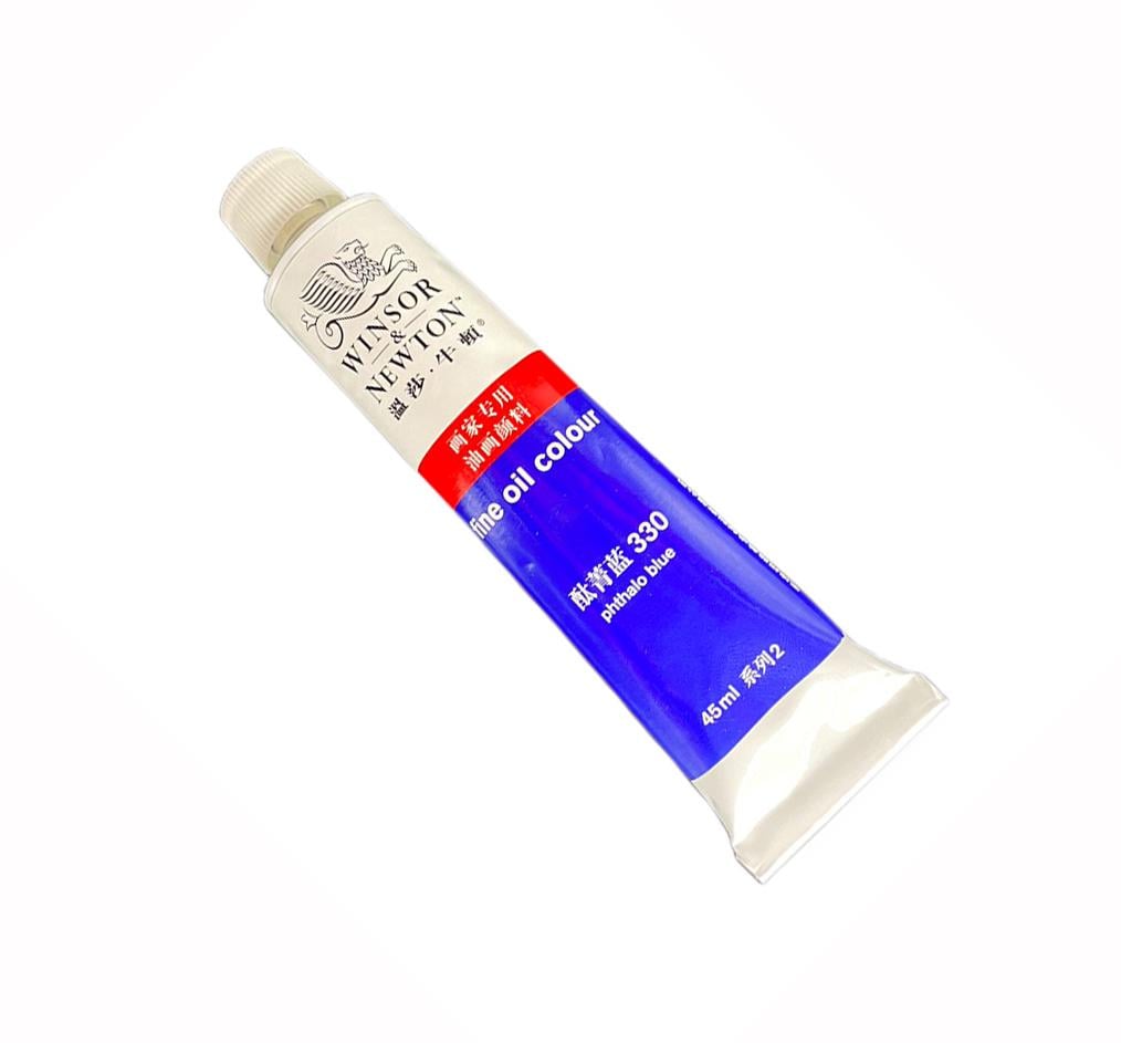 Олійна фарба художня Winsor & Newton туба 45 мл №330 Phthalo blue (WNOP-330)