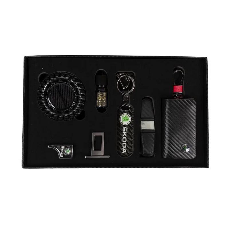 Подарочный набор для мужчин с логотипом Skoda 5в1 (4753-Leader) - фото 4 Подарочный набор для мужчин с логотипом Skoda 5в1 (4753-Leader) - фото 4