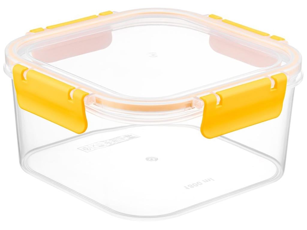 Контейнер Idea Home 00896 Clara Box MIX квадратный 1,8 л Желтый (MLM-00896) Контейнер Idea Home 00896 Clara Box MIX квадратный 1,8 л Желтый (MLM-00896)