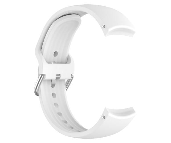 Ремешок Silicone для Xiaomi Watch S1/S2/S1 Pro 22 мм Белый