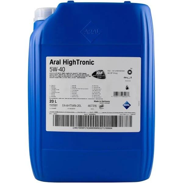 Масло моторное Aral HighTronic 5W-40 20 л