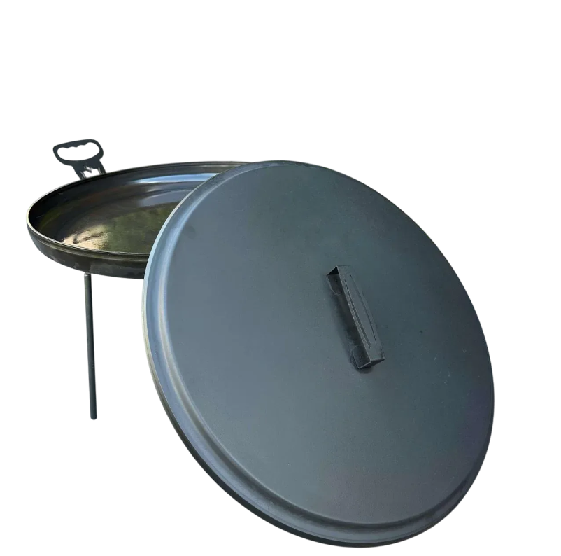 Сковорода с диска бороны з крышкой 540х415х330 мм (SDR-40K) - фото 3