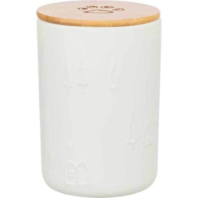 Банка для зберігання ласощів різдвяна 13х19 см Білий Банка для зберігання ласощів різдвяна 13х19 см Білий