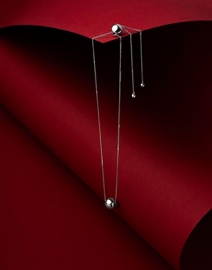 Підвіска Sphere жіноча IVA JEWELRY срібна One size