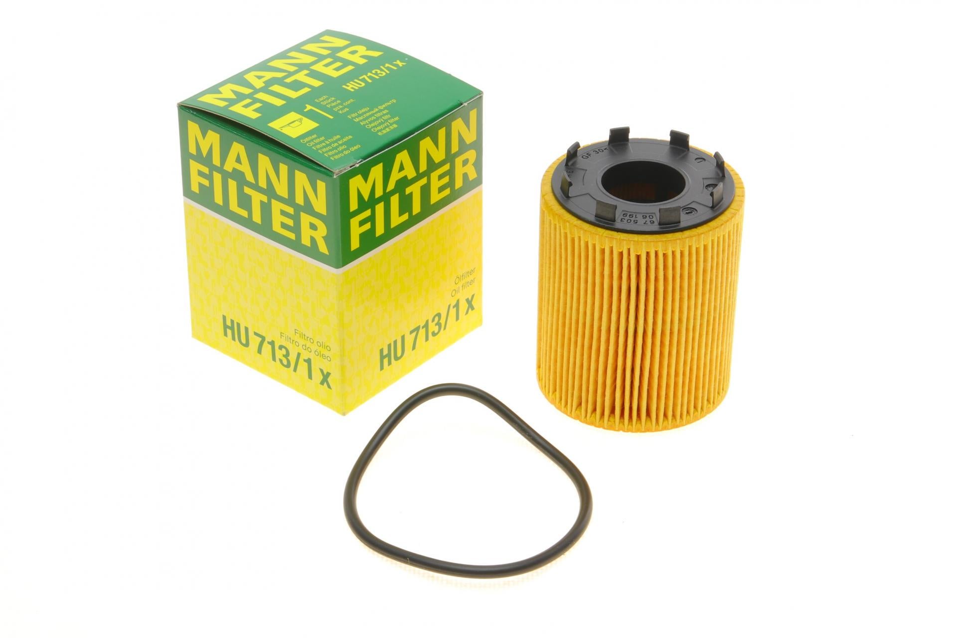 Фильтр масляный Mann-Filter для Opel Combo/Fiat Doblo 1,3JTD/CDTI 04- (HU 713/1 X)