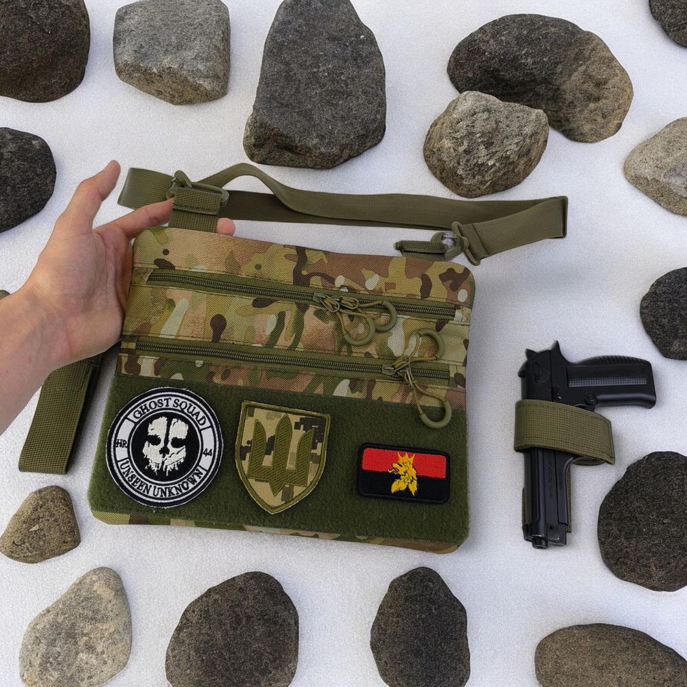 Сумка мужская нагрудная военная (521254) - фото 18 Сумка мужская нагрудная военная (521254) - фото 18