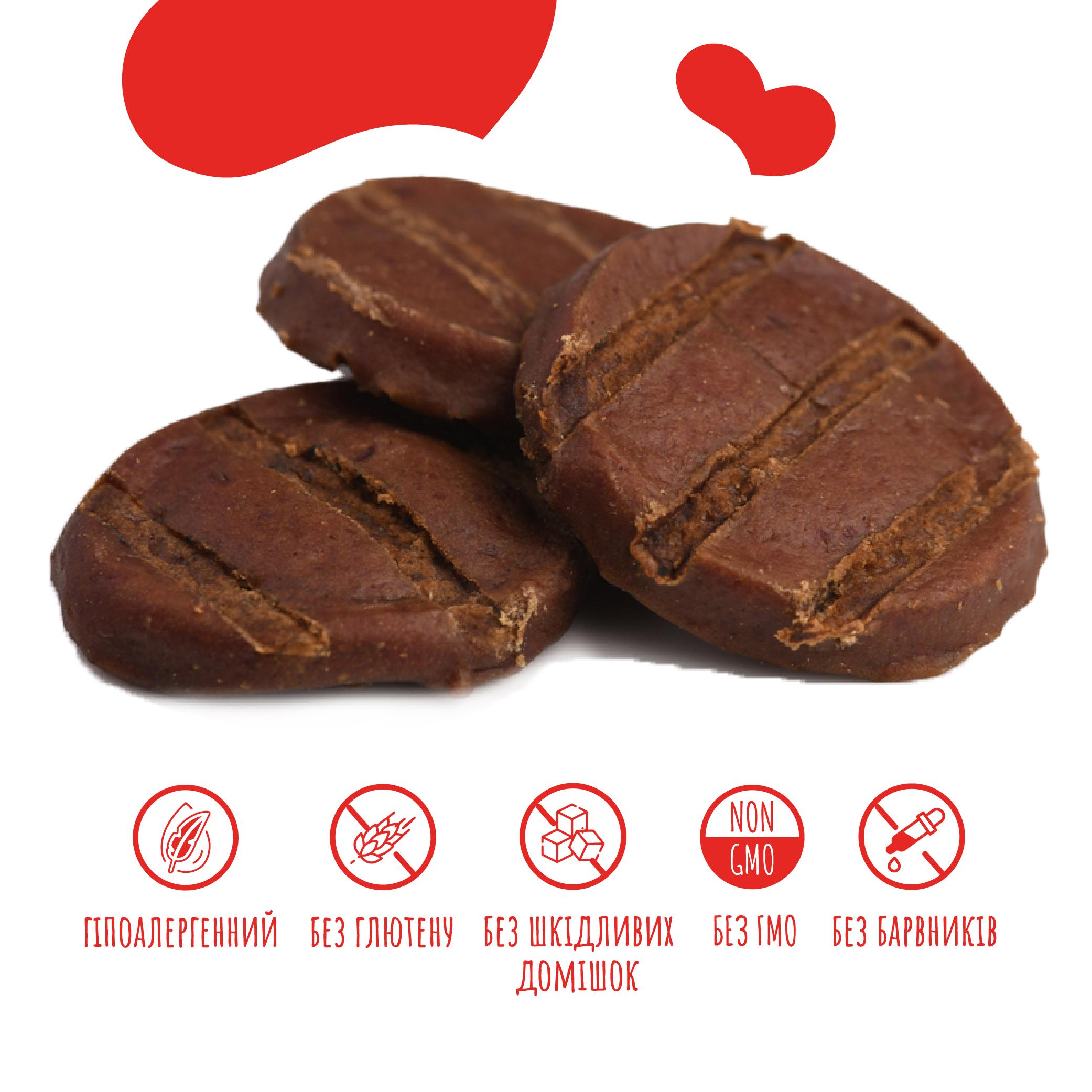 Ласощі для собак Mavsy Refined jerky медальйони з ягняти в гранатовому соусі з чебрецем від 3-х міс. 100 г - фото 3
