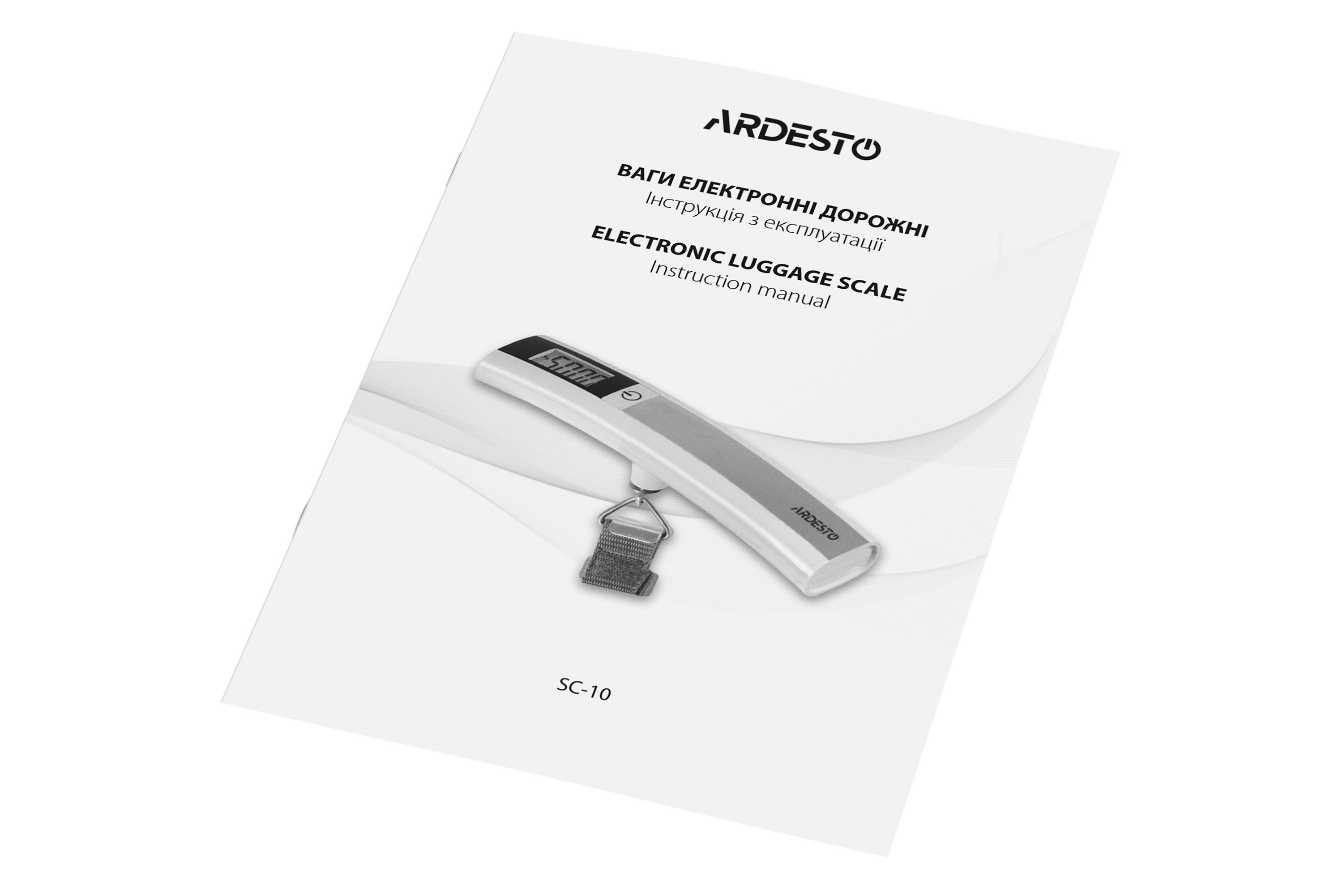Весы дорожные Ardesto SC10 - фото 5