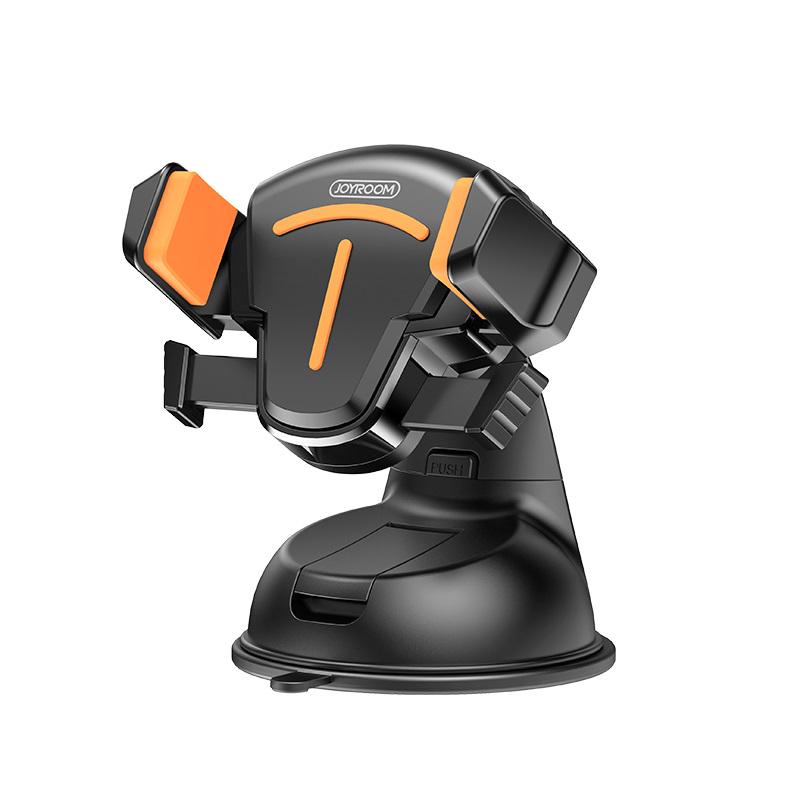 Универсальный автодержатель JOYROOM Suction cup T-bracket phone holder JR-OK2 360° black-orange