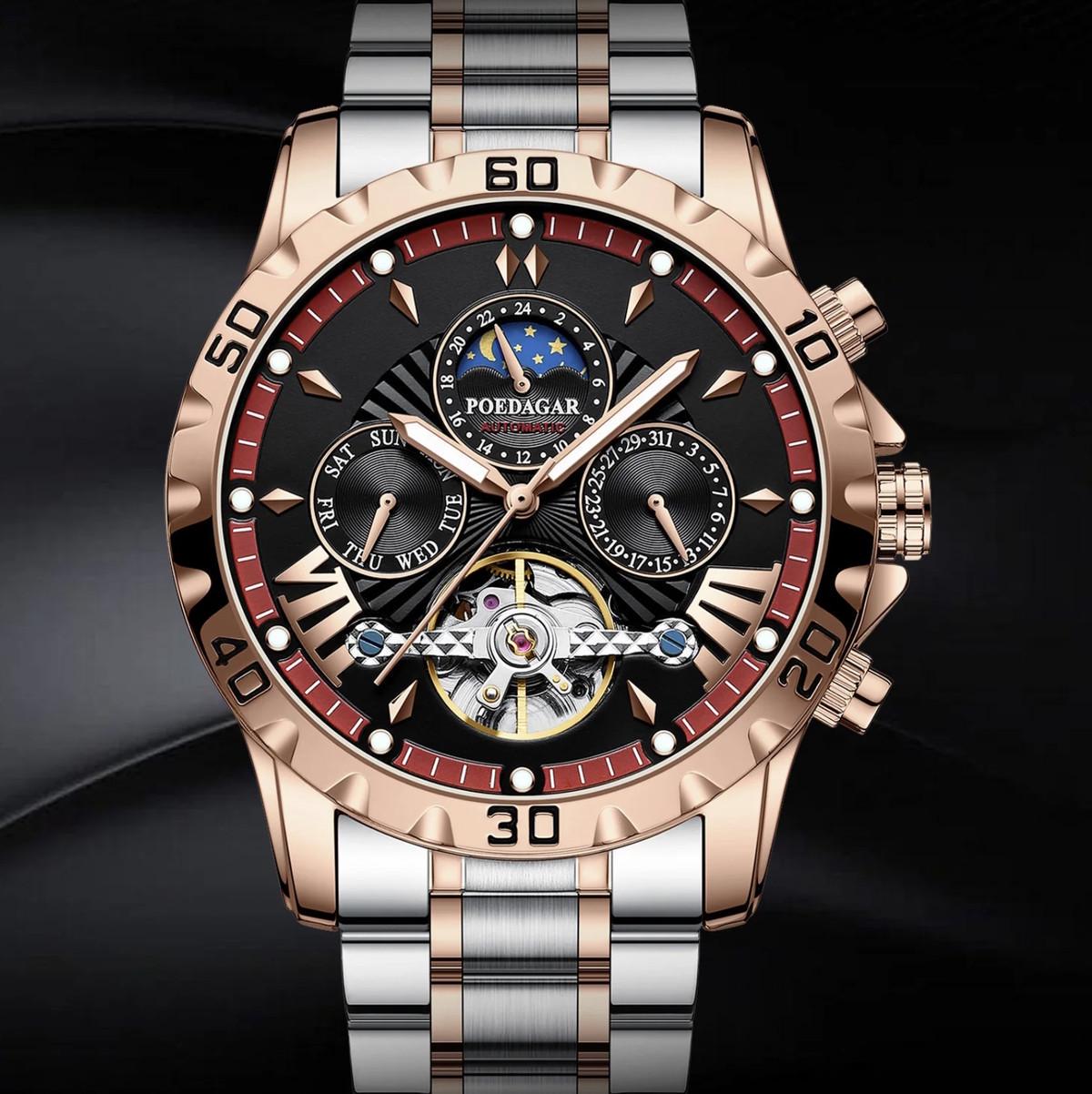 Годинник наручний Poedagar Mechanical (2435837632) - фото 3 Годинник наручний Poedagar Mechanical (2435837632) - фото 3