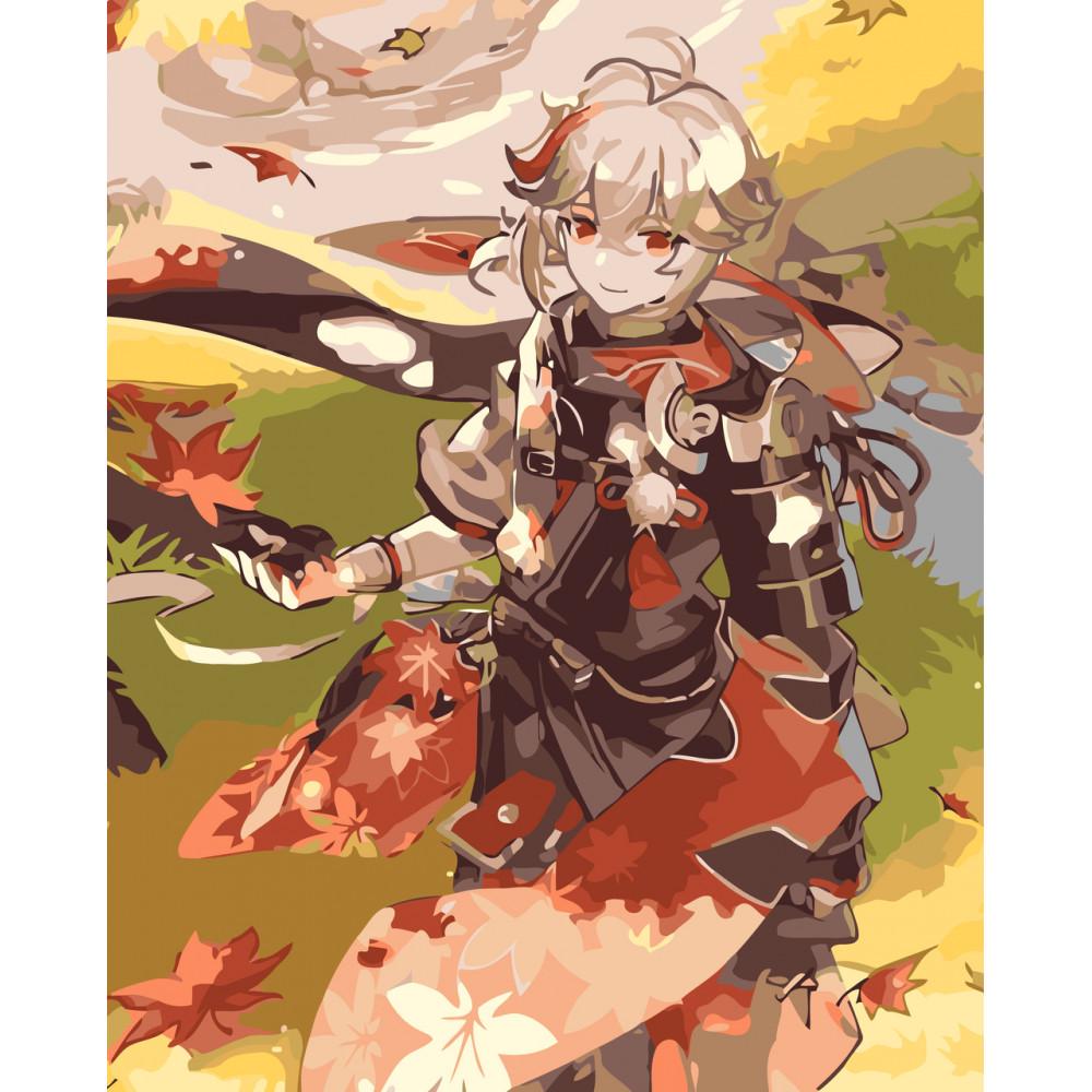 Картина по номерам ORIGAMI аниме Genshin Impact Кадзуха 40х50 см (LW3260)
