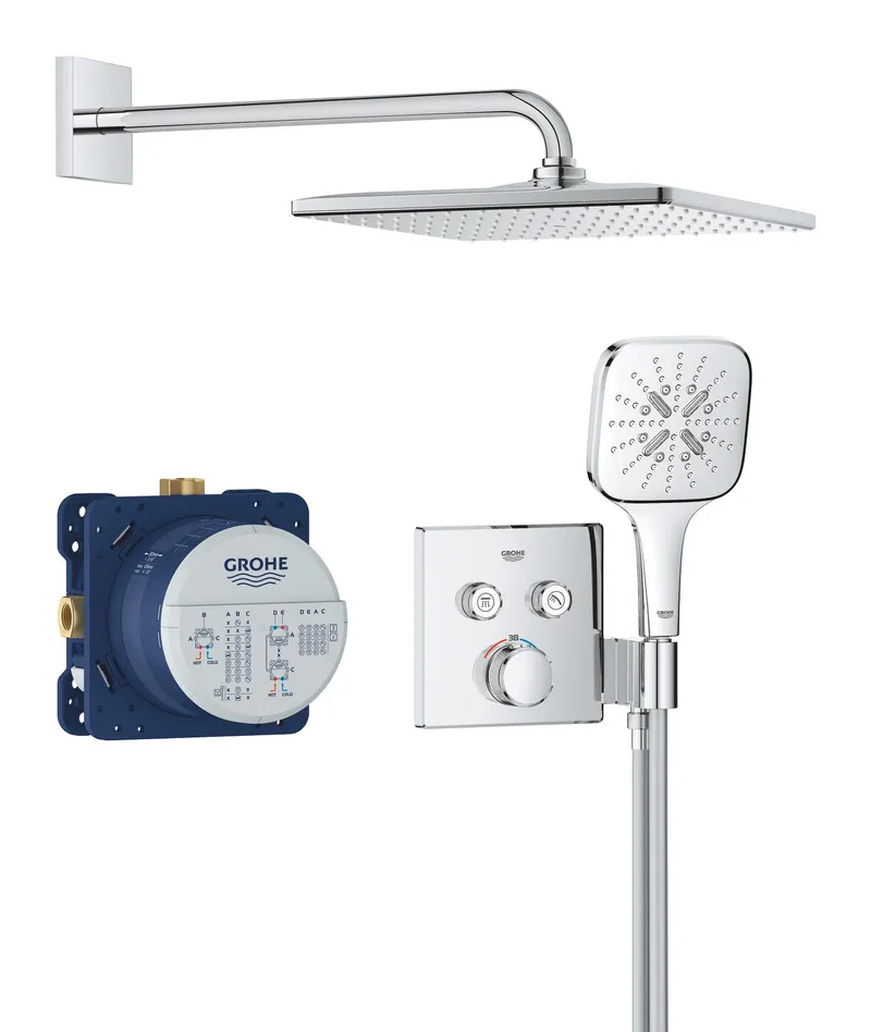 Душевая система Grohe Grohtherm SmartControl скрытого монтажа с термостатом (34865000)