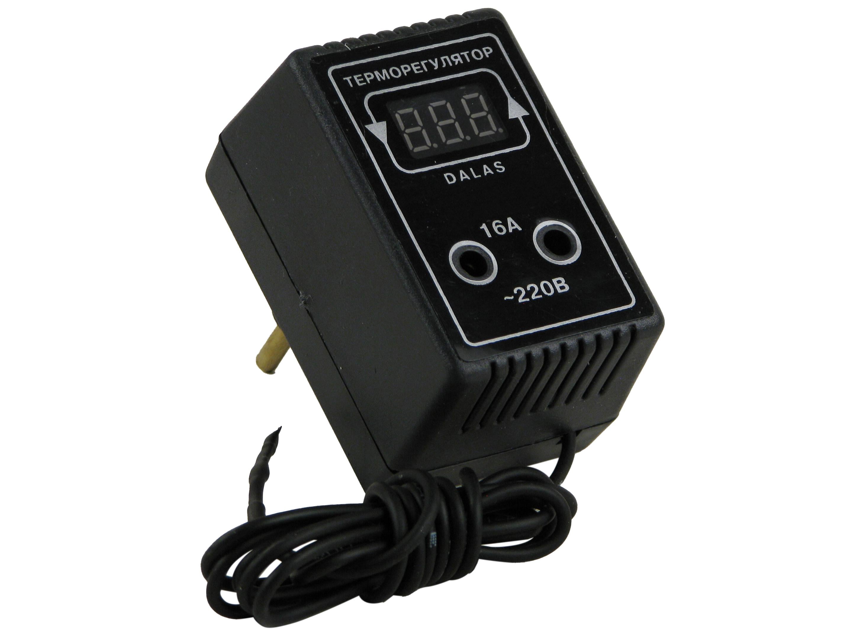 Терморегулятор Dalas в розетку 16А